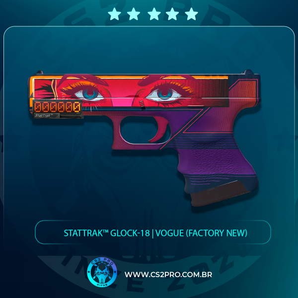 #0106 StatTrak™ Glock-18 | Vogue